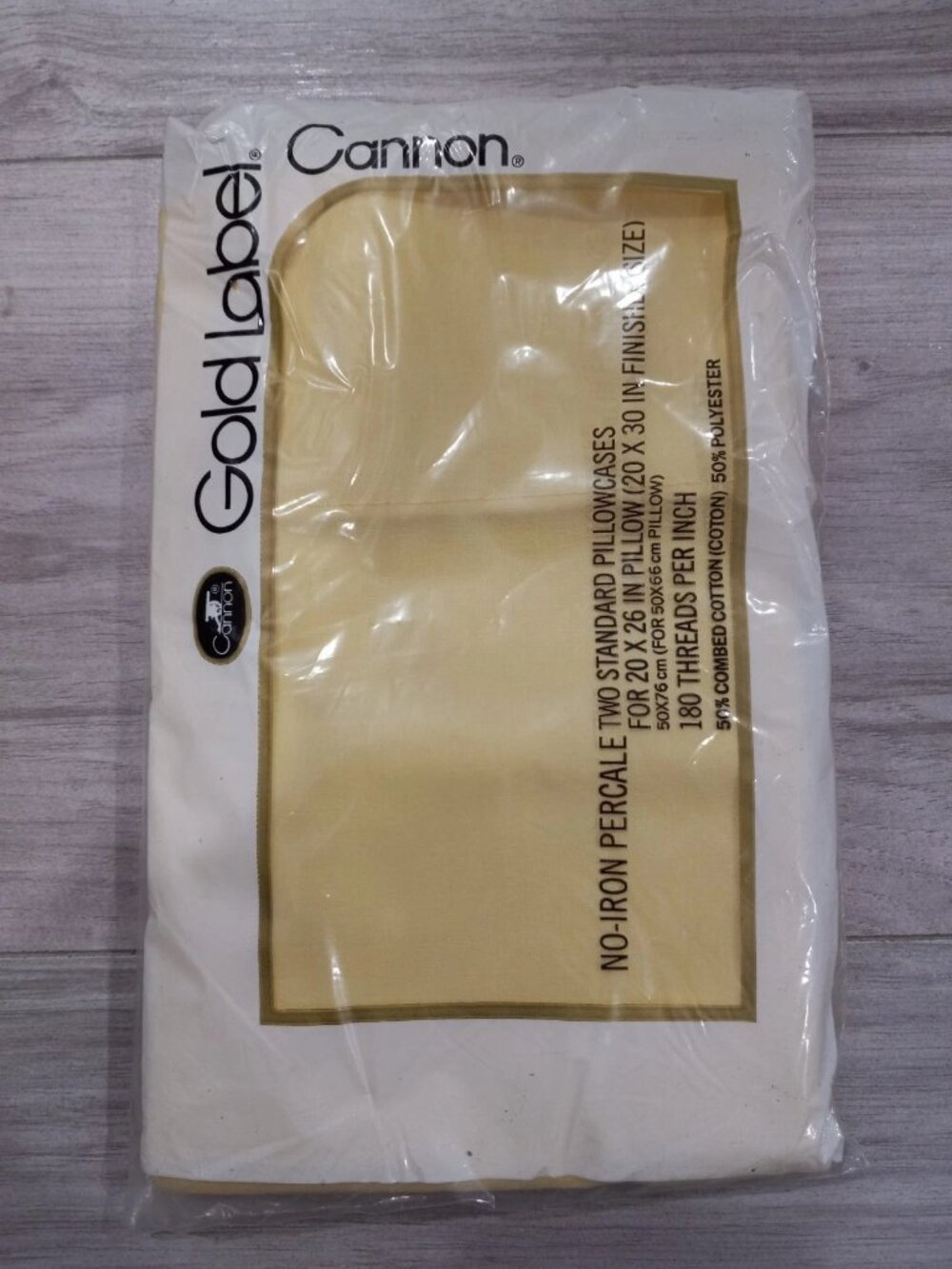 New Vintage Cannon Pillowcases Set Of 2